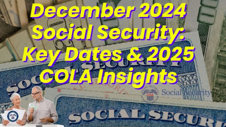 Timely details on December 2024 Social Security payments for retirees born 1st–10th, including COLA 2025 impact and early SSI payment schedule.