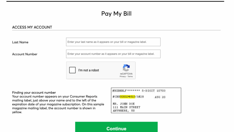 Cr.org/crpay Portal – Manage Consumer Reports Subscriptions Online