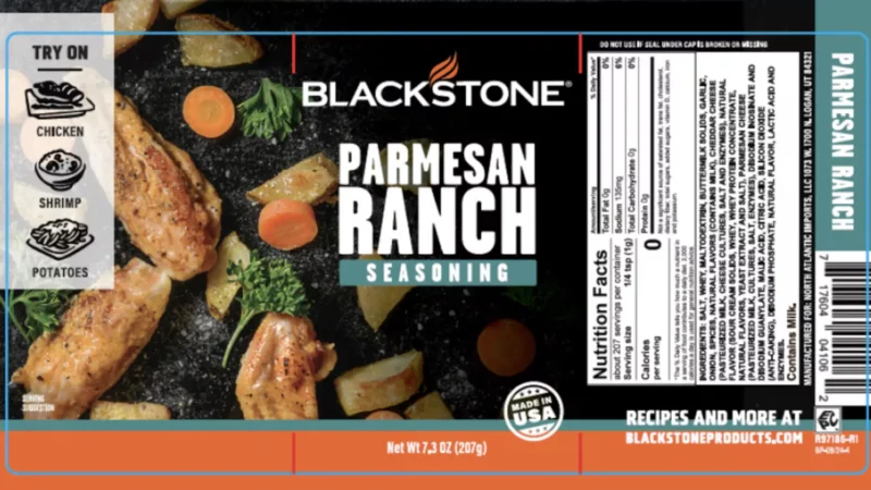 Walmart-Sold Blackstone Parmesan Ranch Seasoning Recalled Over Salmonella Risk